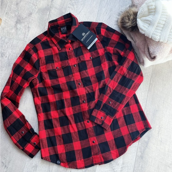 Stormtech Performance Logan snap front plaid shirt - Picture 5 of 9